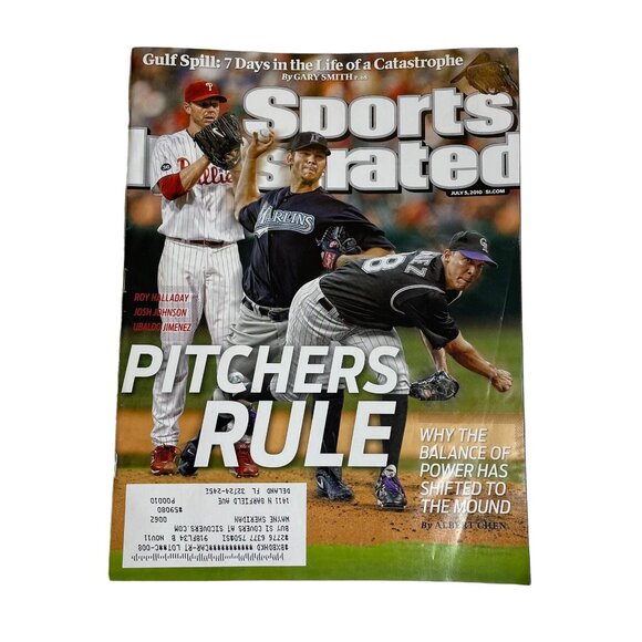 Sports Illustrated Magazine u  July 5 2010 Pitchers Rule - Picture 1 of 9
